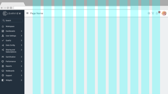 1366 screen size with 12 column layout grid